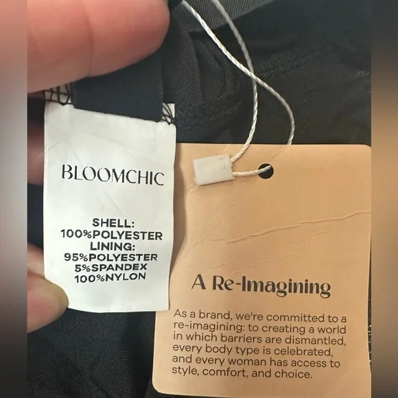 💜BloomChic Black Midi Dress - Picture 9 of 12